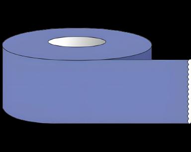 Blank Label Tape Shamrock Multipurpose Label Blue Tape 1/2 X 500 Inch