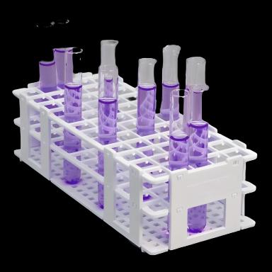 No-Wire™ 60-Place Polypropylene Test Tube Rack for 15-16mm Tubes