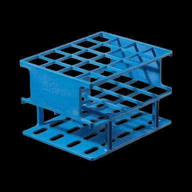Nalgene Unwire Half Rack Test Tube Rack - 20 Place, 20mm, Blue, Acetal Plastic