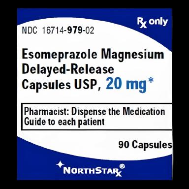 Esomeprazole Magnesium 20 mg Capsules by NorthStar Rx - 90 Count