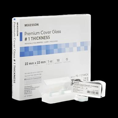 Cover Glass McKesson Square No. 1 Thickness 22 X 22 mm - 70-1121MCK