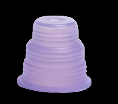 Hexa-Flex™ Lavender Snap Cap for Blood Collection & Culture Tubes, Non-Sterile, Polyethylene, Fits 10-18mm Tubes