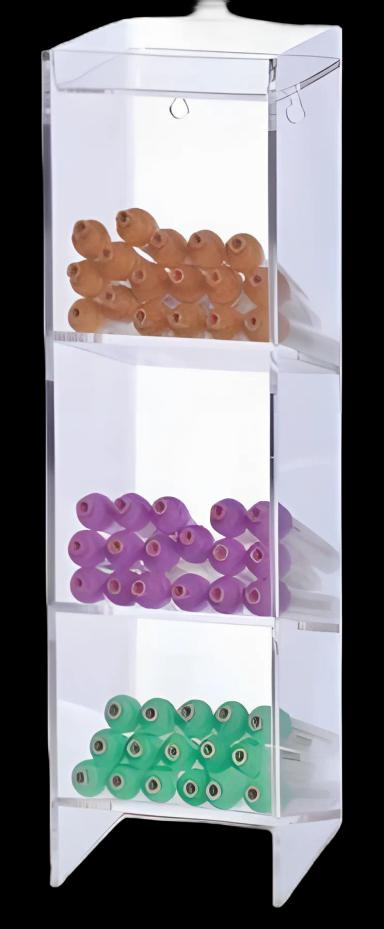 Acrylic Test Tube Rack 4.5x5.25x16 inches by Market Lab Inc