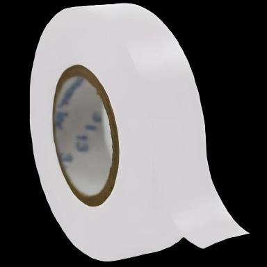 Blank Label Tape Time® Colored Identification Tape White Paper 1/2 X 500 Inch