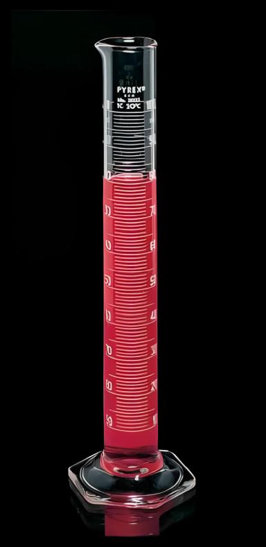 Pyrex™ Borosilicate Glass Graduated Cylinder 1,000 mL for Laboratory Use