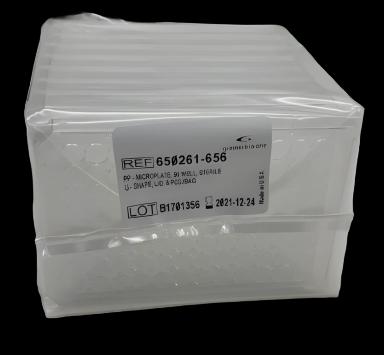 96-Well Microplate Round / U Shaped Bottom 300 µL Well Natural Sterile
