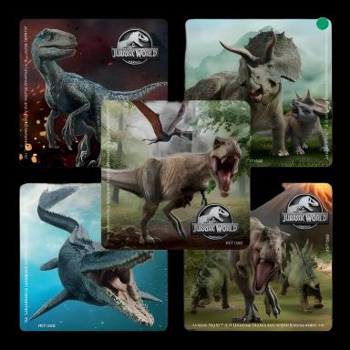 SmileMakers® 20 per Box Jurassic World Stickers Sticker 2-1/2 Inch