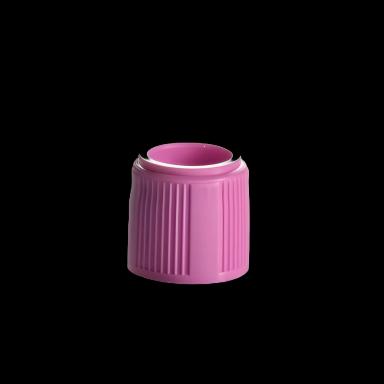 T501 Cap Series Tube Closure Polypropylene Screw Cap with Lip Seal Lilac For External Threaded Sample Tube NonSterile