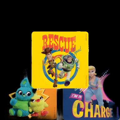 SmileMakers® Toy Story Stickers for Patient Rewards, 2-1/2 Inch, 100/Box