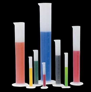Graduated Cylinder Hexagonal Base Polypropylene 25 mL