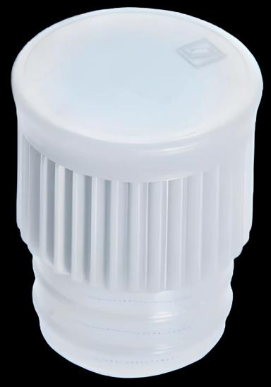 S Sarstedt LDPE Screw Cap for 15.7mm Centrifuge Tubes - Clear