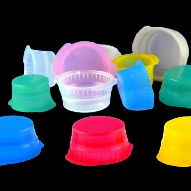 Cappers™ Tube Closure Polyethylene Double Tab Snap Cap Blue For 13 mm Glass Evacuated Blood Drawing Tube / 12 mm Plastic Test Tube NonSterile