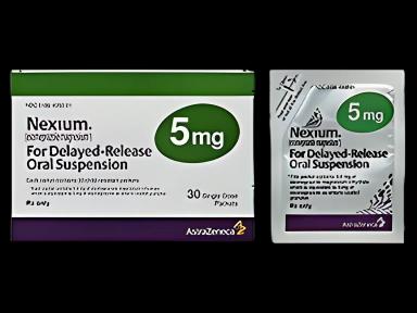 Nexium Esomeprazole Magnesium 5mg Powder for Oral Suspension, Delayed Release - 30 Single-Dose Packets