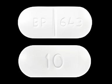 Hydrocodone Bitartrate / Acetaminophen 10 mg - 300 mg Tablet Bottle 500 Tablets CII - 64376064305